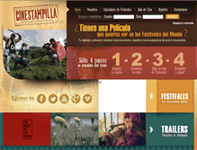 Tablet Screenshot of cinestampilla.com